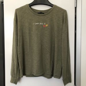 ABERCROMBIE long sleeve tee🥝